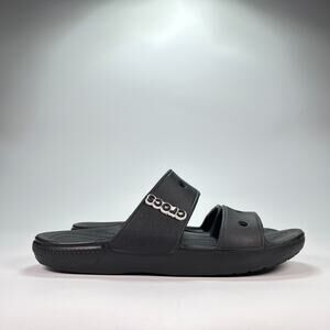 Crocs Classic Black All Terrain Slide Sandals Lightweight Men's Size 9